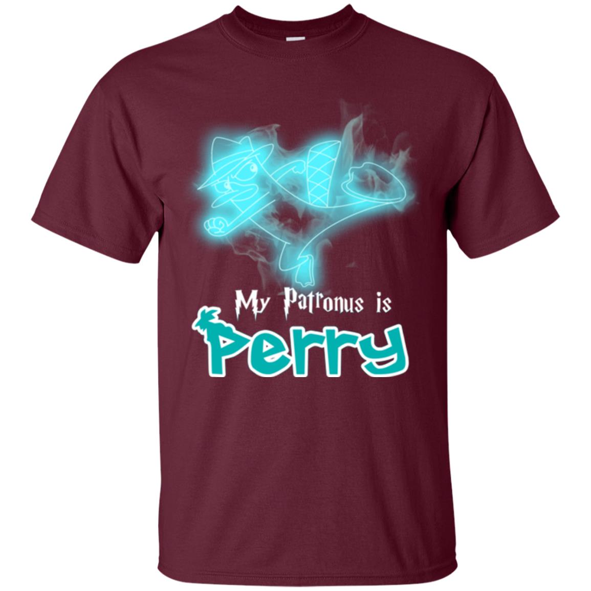 My Patronus Is Perry Hary Potter Fan T-shirt Maroon