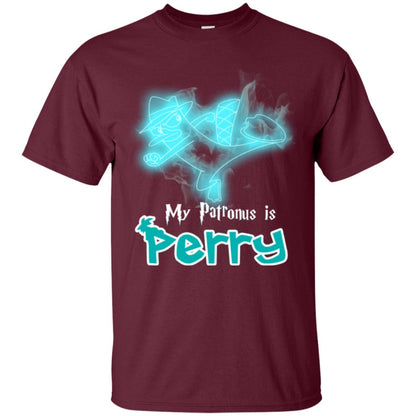 My Patronus Is Perry Hary Potter Fan T-shirt Maroon