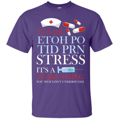 It_s A Nurse Thing You Wouldn_t Understand Nurse T-shirt Purple