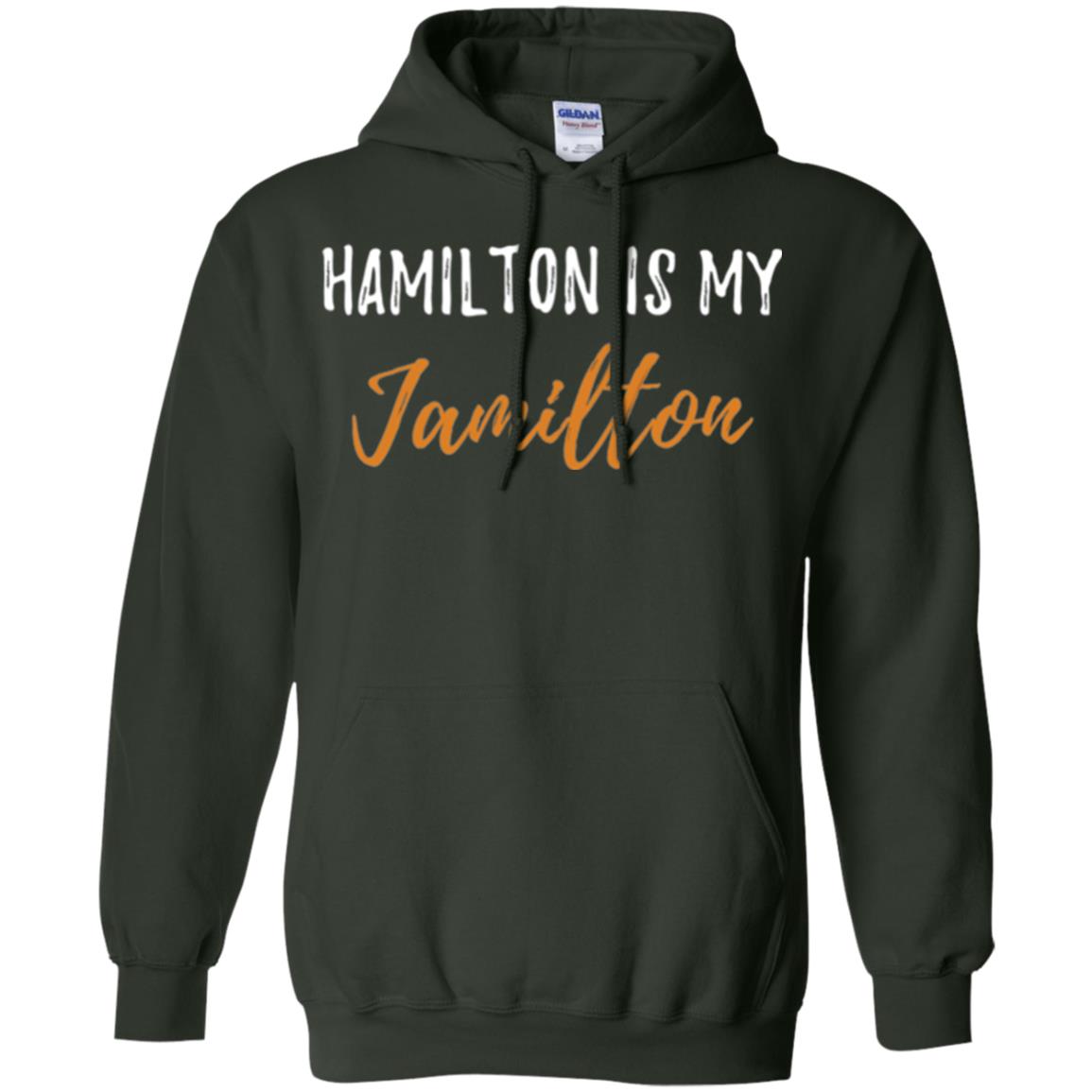 Musican T-shirt Hamilton Is My Jamilton Forest Green