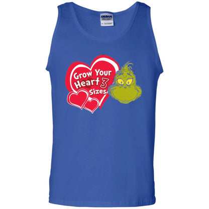 Dr. Seuss Grinch T-shirt Grow Your Heart 3 Sizes Royal