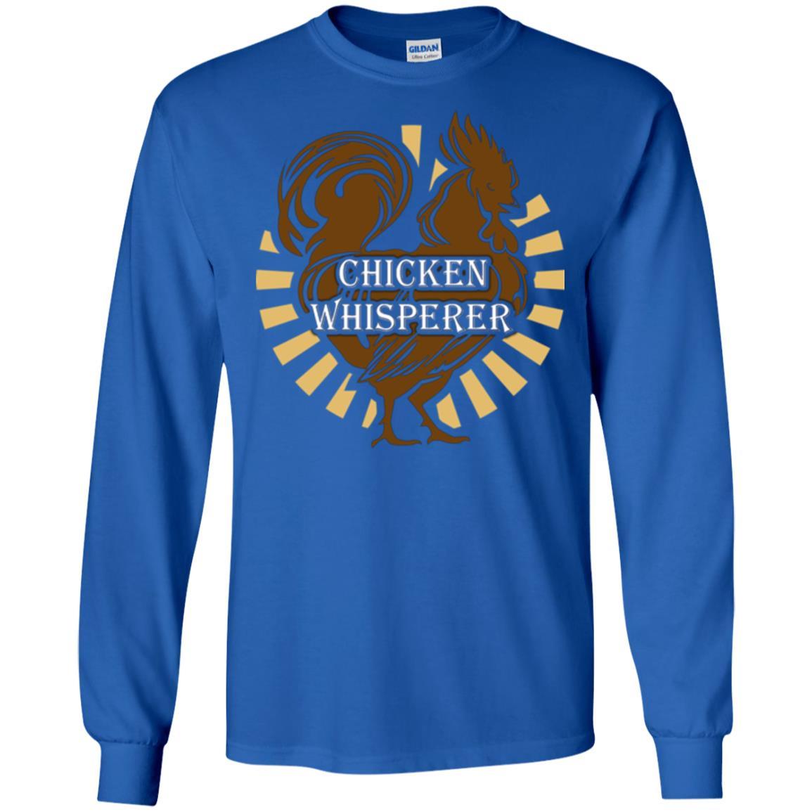 Farmer T-shirt Chicken Whisperer Royal