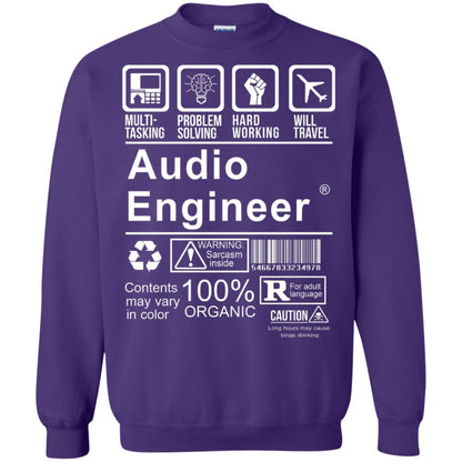 Audio Engineer Shirt Multi Tasking Problem Solving Purple