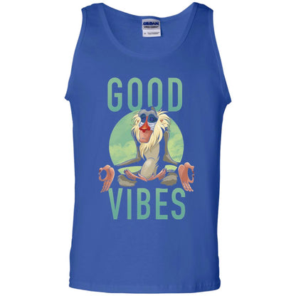 Disney Lion King Rafiki Meditate Good Vibes Graphic T-shirt Royal