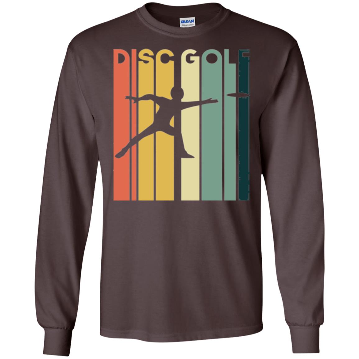 Disc Golf Retro Vintage T-shirt Dark Chocolate