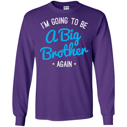 Big Brother Again T-shirt Happy New Baby Purple