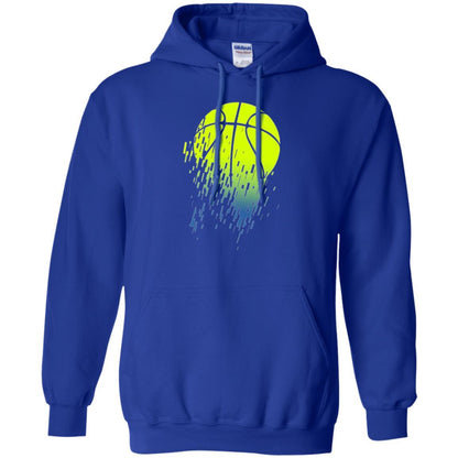 Basketball T-shirt Disintegrating Neon Green Royal