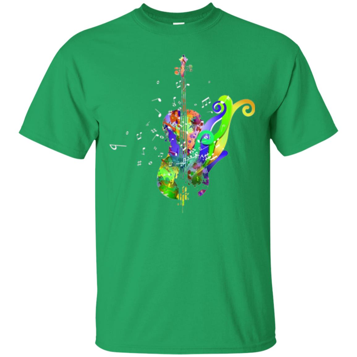 Violin Musical Artist Music T-shirt Irish Green