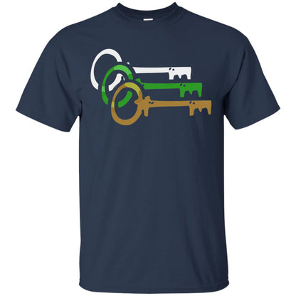 Player One Ready Keys Gamer T-shirt Navy