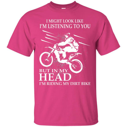 Motocross T-shirt I'm Riding My Dirt Bike Heliconia