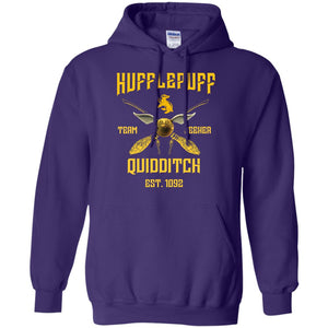 Hufflepuff Quidditch Team Seeker Est 1092 Harry Potter ShirtG185 Gildan Pullover Hoodie 8 oz.