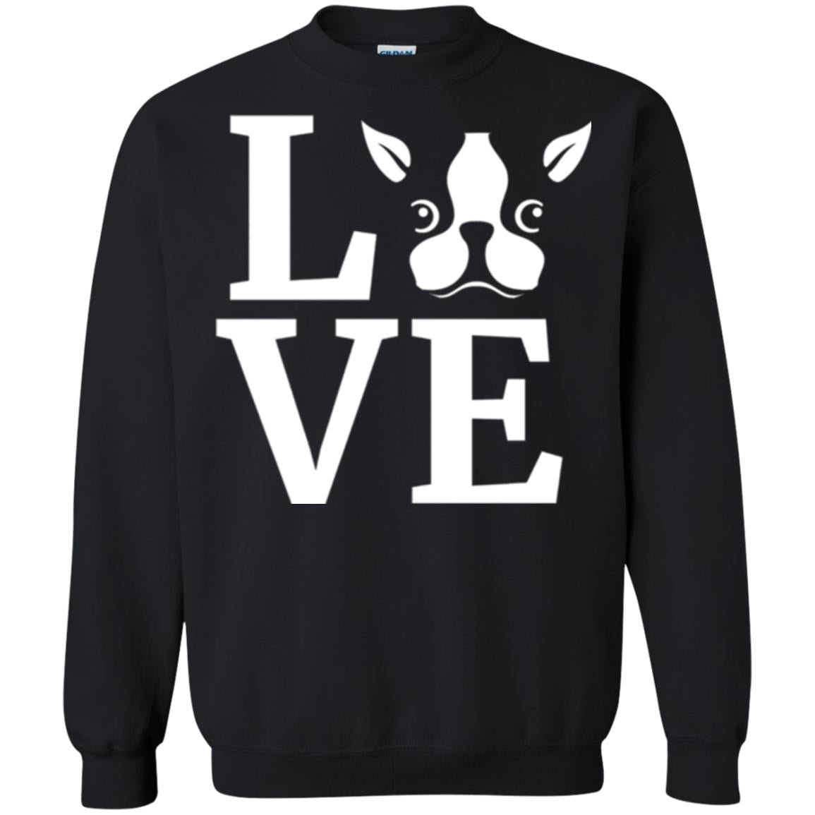 Dog Lovers T-shirt I Love My Boston Terrier Black