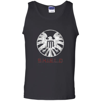 Film T-shirt Agents Of Shield Distressed Logo Graphic Black