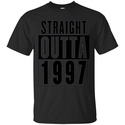 Straight Outta 1997 Cool 21st Birthday T-shirt Black