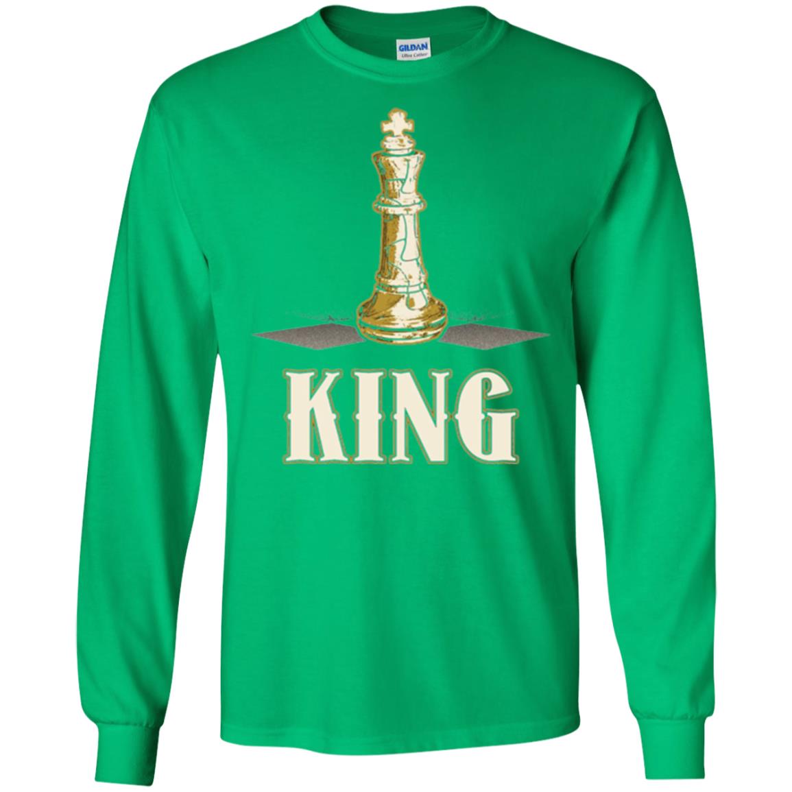 King Chess Piece Chess Player T-shirt Irish Green