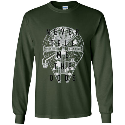 Film T-shirt Falcon Never Tell Me The Odds T-shirt Forest Green