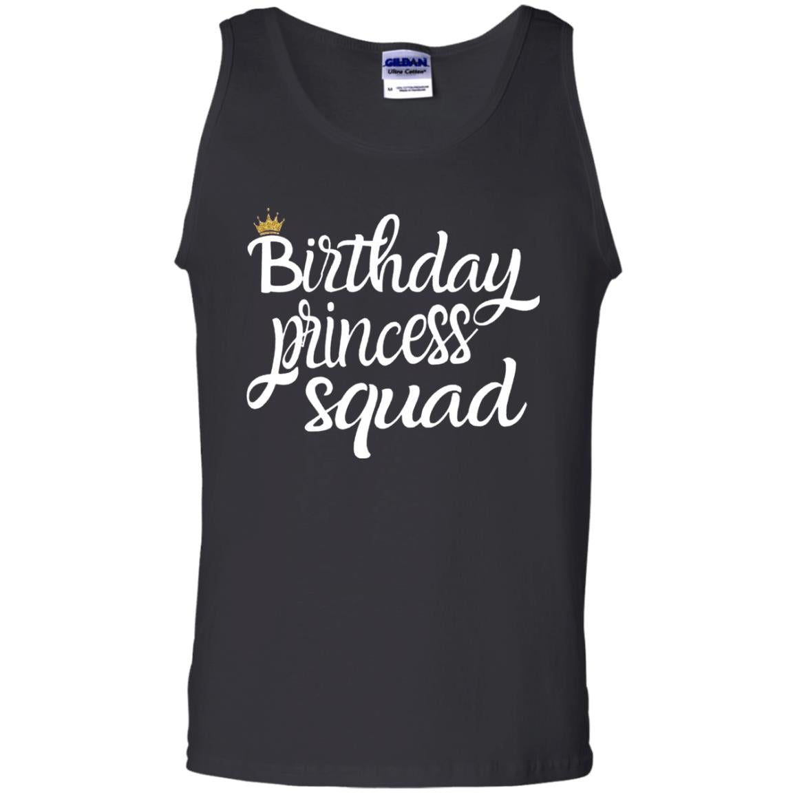 Birthday T-shirt Princess Squad Black