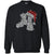 Veteran Boot With Santa Hat Merry Christmas Gift Shirt For Mens WomensG180 Gildan Crewneck Pullover Sweatshirt 8 oz.