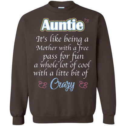 Auntie It's Like Being A Mother With A Free Pas For Fun A Whole Lot Of Cool With A Little Bit Of Crazy Dark Chocolate