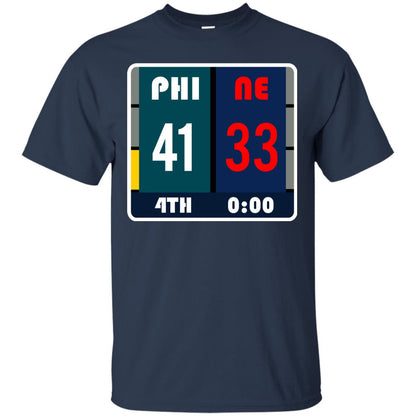 Football Philadelphia T-shirt Eagles Vs New England Navy