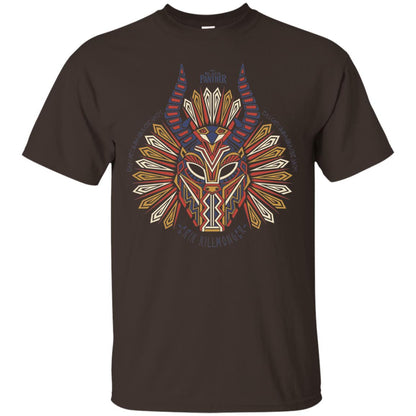 Black Panther Movie Geo Killmonger Movie Lover T-shirt Dark Chocolate