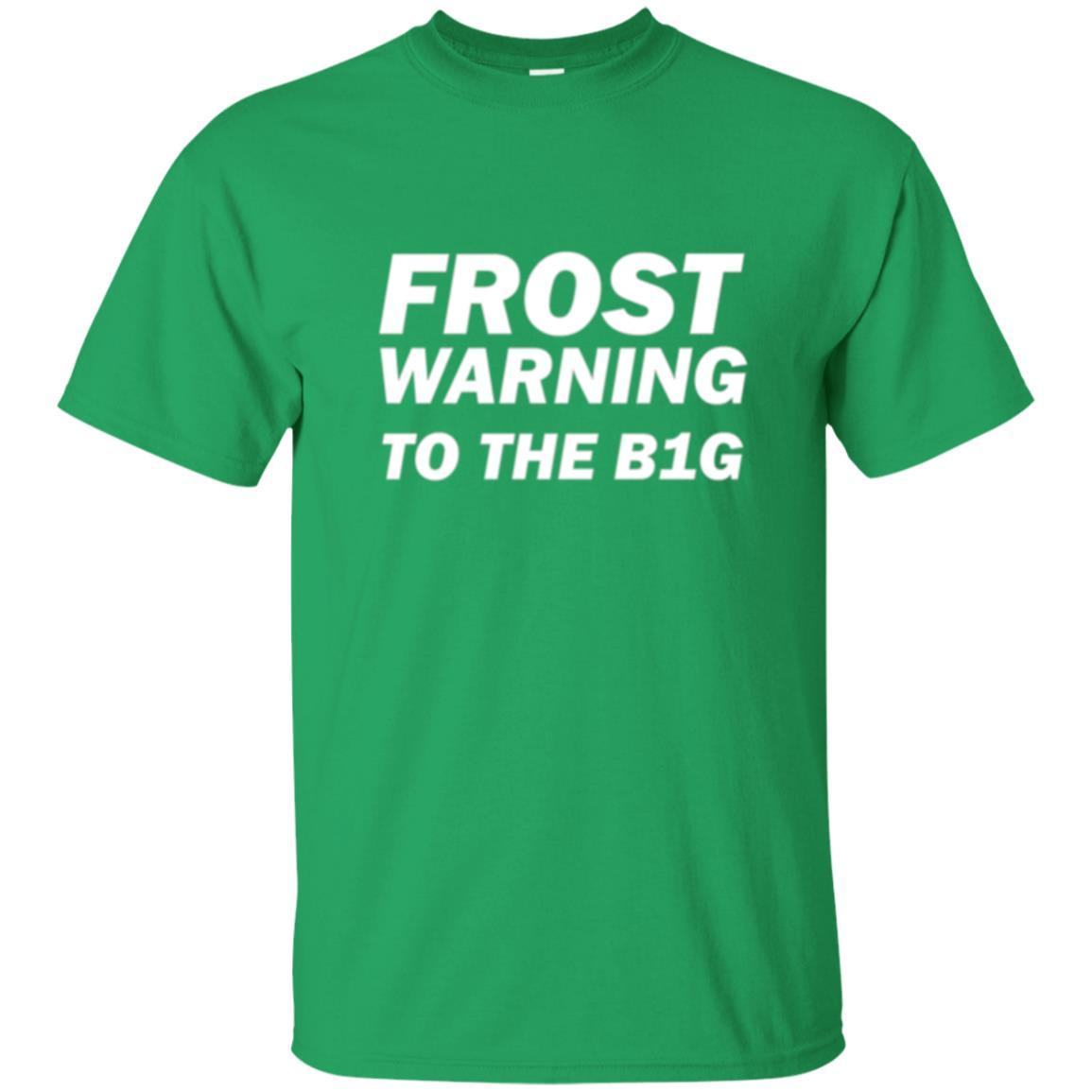 Frost Warning Nebraska T-shirt Irish Green