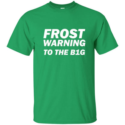 Frost Warning Nebraska T-shirt Irish Green
