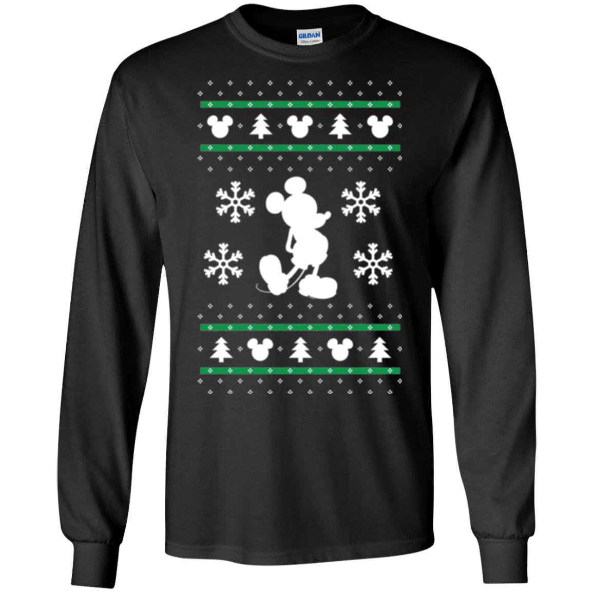 Christmas T-shirt Mickey Mouse Black