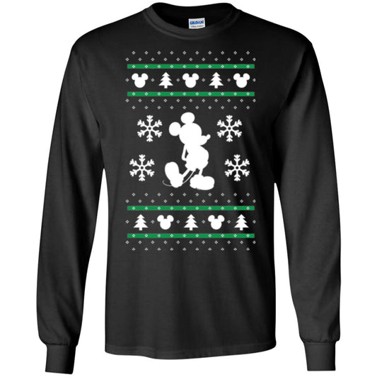 Christmas T-shirt Mickey Mouse Black