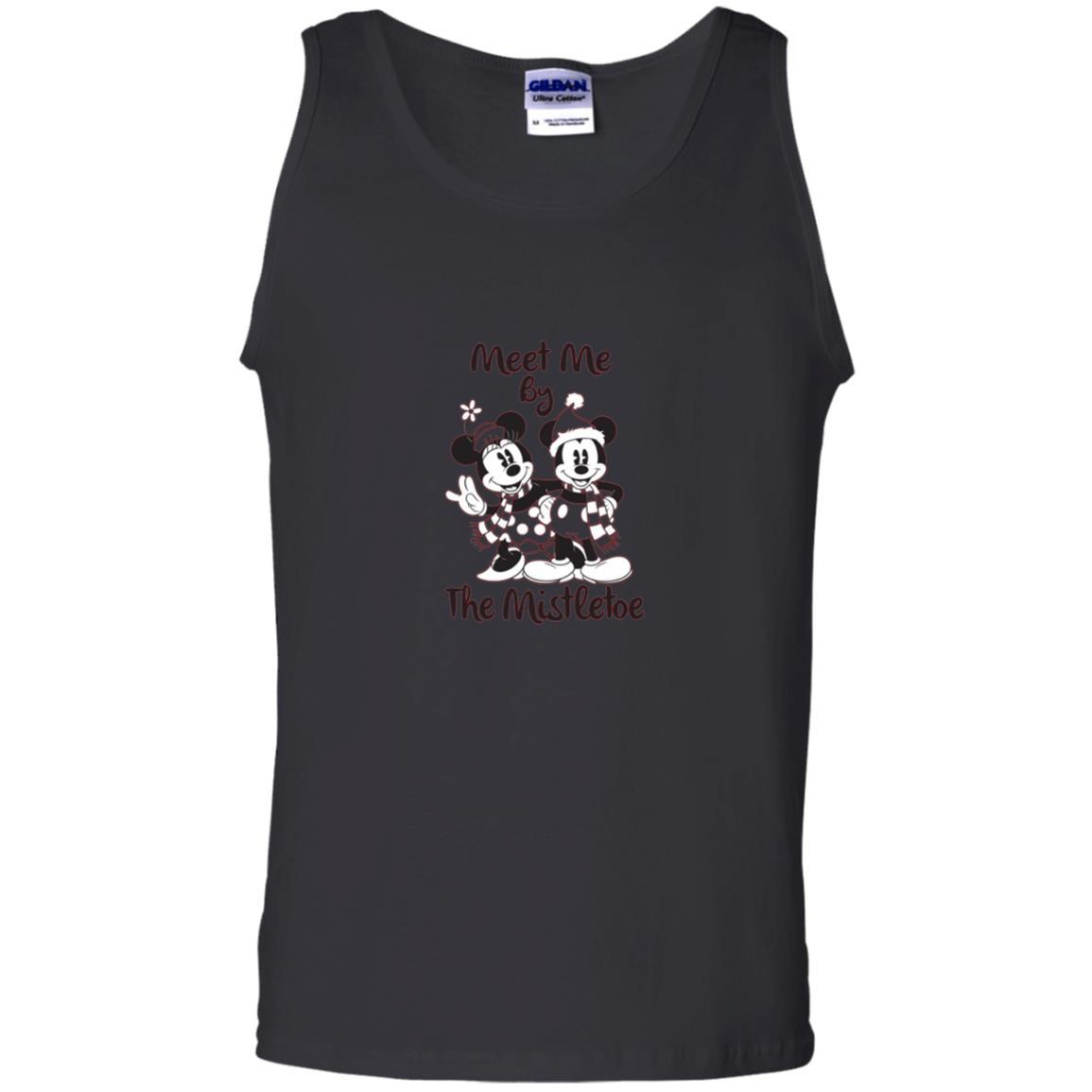 Christmas T-shirt Meet Me By Mistletoe Black