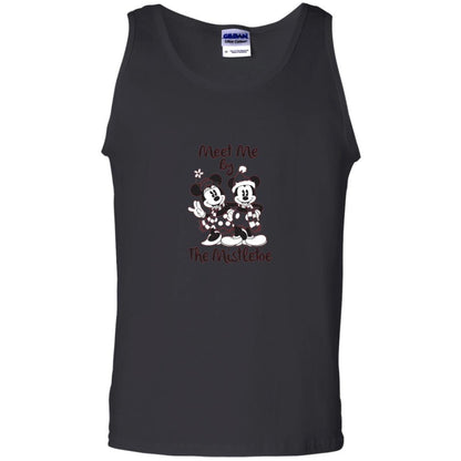 Christmas T-shirt Meet Me By Mistletoe Black