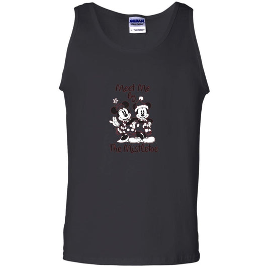 Christmas T-shirt Meet Me By Mistletoe Black