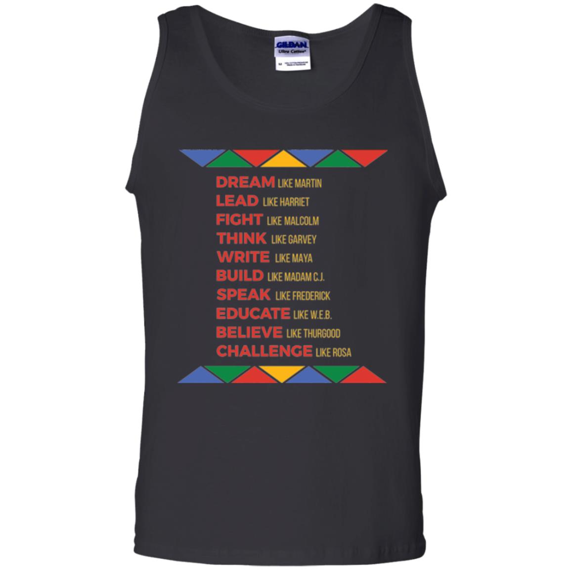Black History African American Heroes T-shirt Black