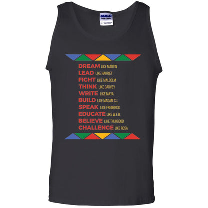 Black History African American Heroes T-shirt Black