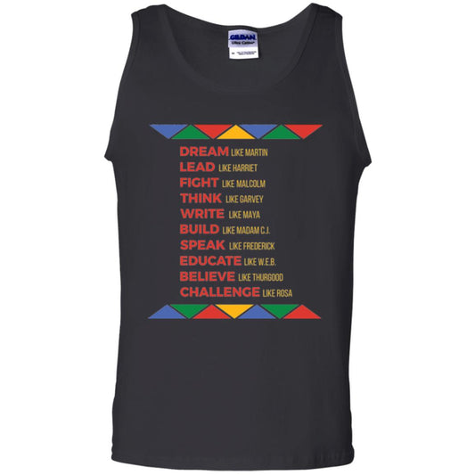 Black History African American Heroes T-shirt Black