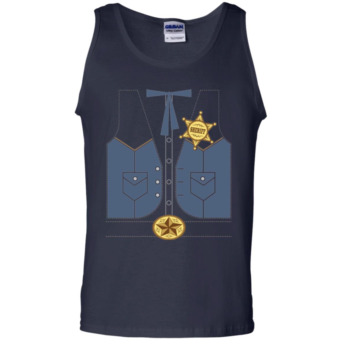 Western Cowboy Sheriff T-shirt Navy