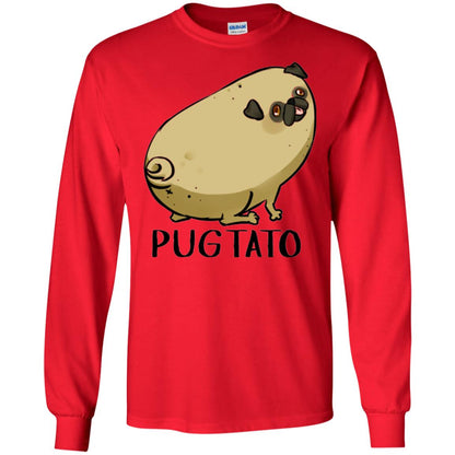Dog Lovers T-shirt Pugtato Red