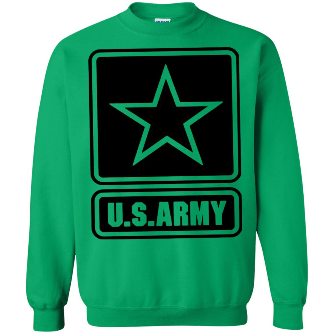 Us Army Black Logo United States Design T-shirt Irish Green