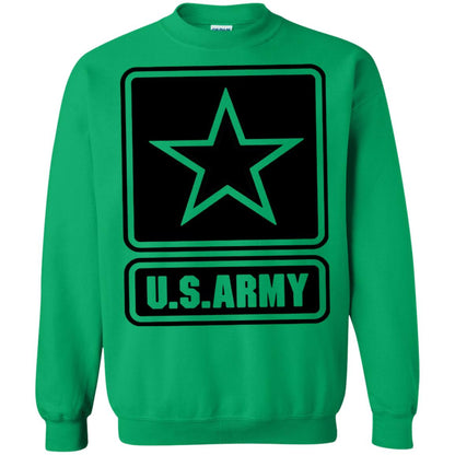 Us Army Black Logo United States Design T-shirt Irish Green
