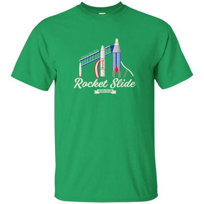 I Survived The Rocket Slide T-shirt Irish Green
