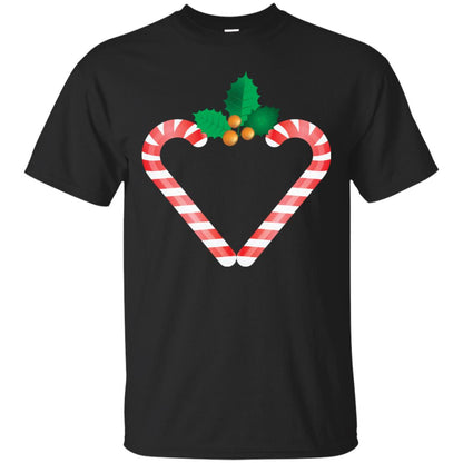 Heart Icon Candy X-mas Gift Shirt Black
