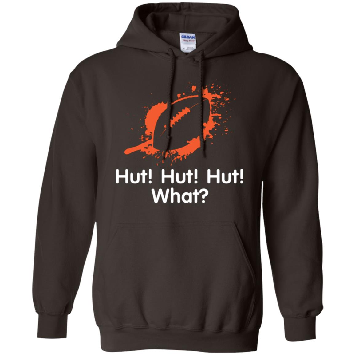 Football Crusher T-shirt Hut Hut Hut What Dark Chocolate