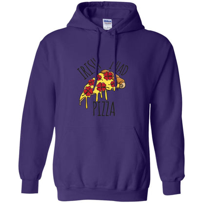 Irish I Had Pizza Patrick Day T-shirt Purple