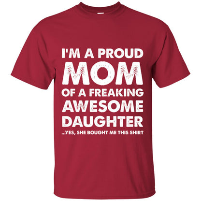 Mother_s Day Gift Proud Mom Shirt From A Daughter To Mom Cardinal
