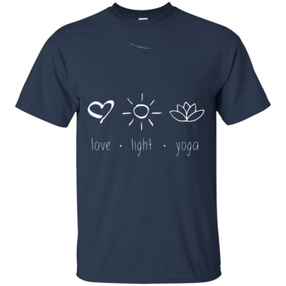 Yoga Lovers T-shirt Love Light Yoga Navy