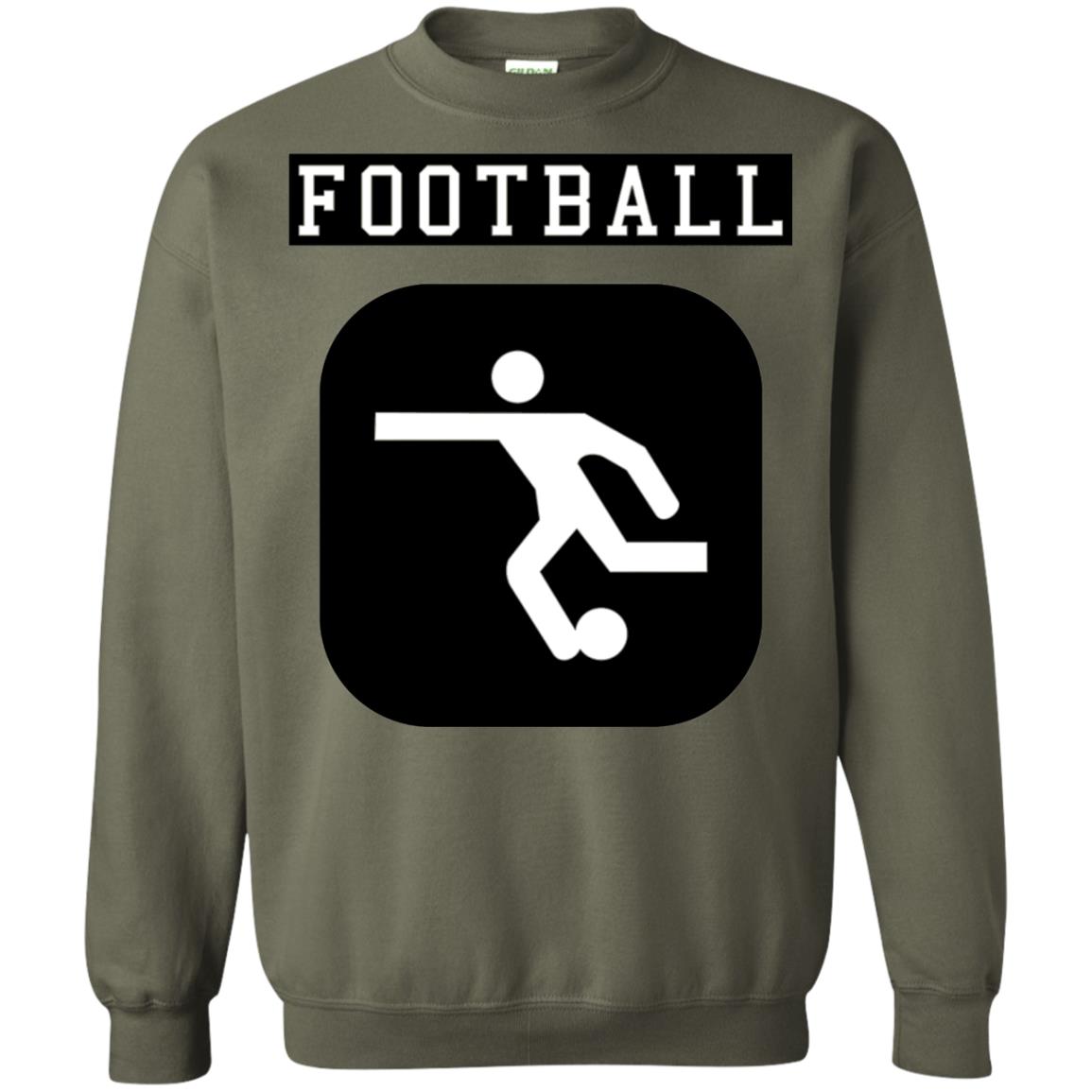 Football Soccer Shirt Retro Street Military Green