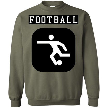 Football Soccer Shirt Retro Street Military Green