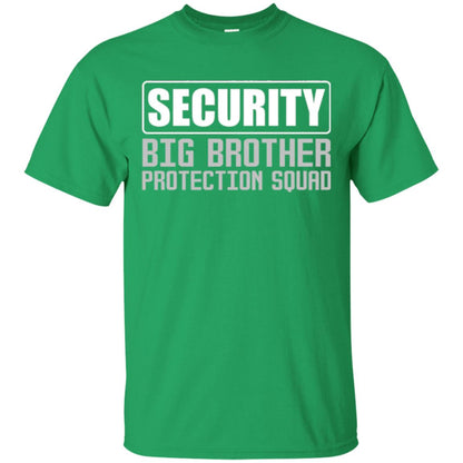 Family T-shirt Security Big Brother Protection Squad Irish Green