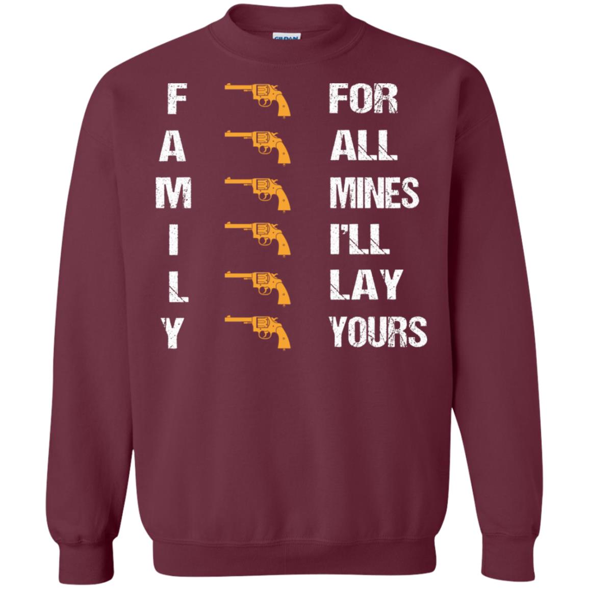Family For Mines I'll Lay Yours Shirt Maroon