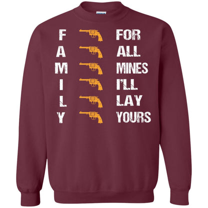 Family For Mines I'll Lay Yours Shirt Maroon
